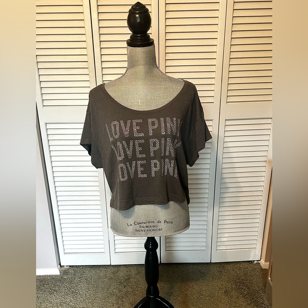 Victoria's Secret Gray Crop